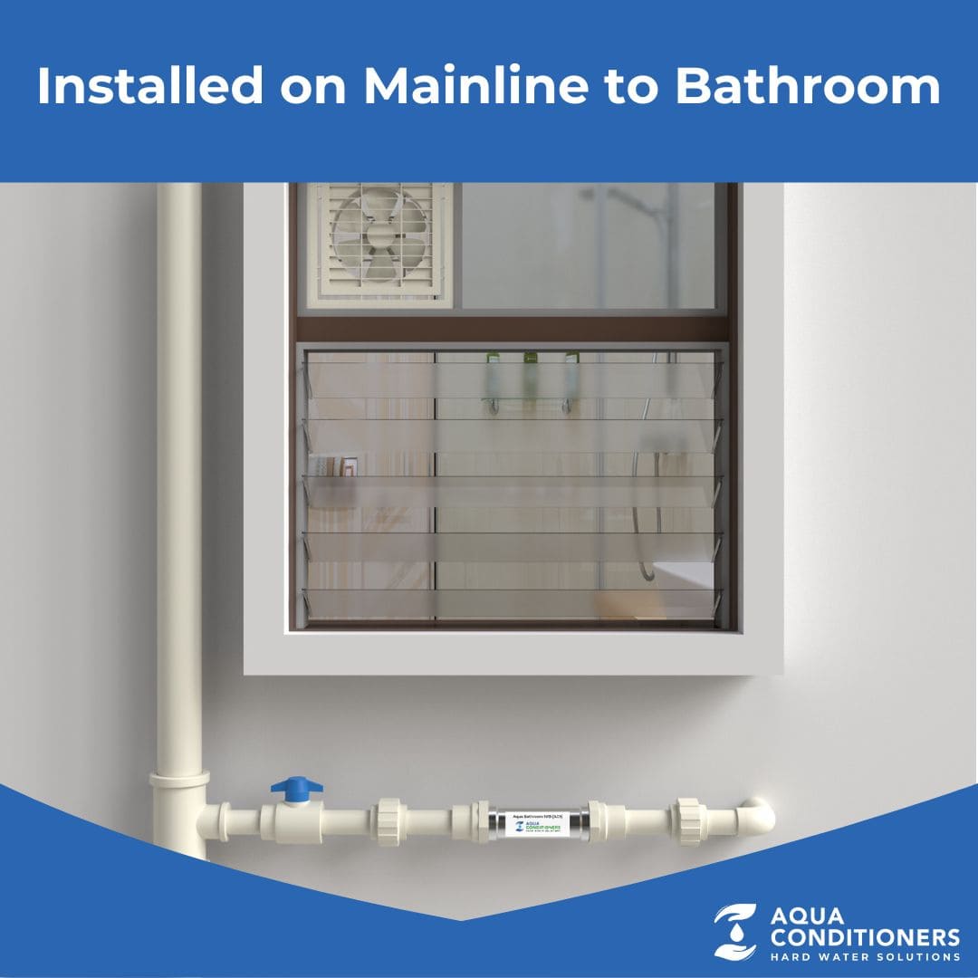 Inline manifold installation for a bathroom or kitchen